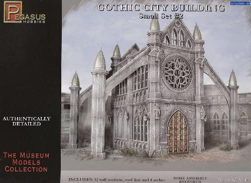 Pegasus Hobby Gothic City Building Small Set 2