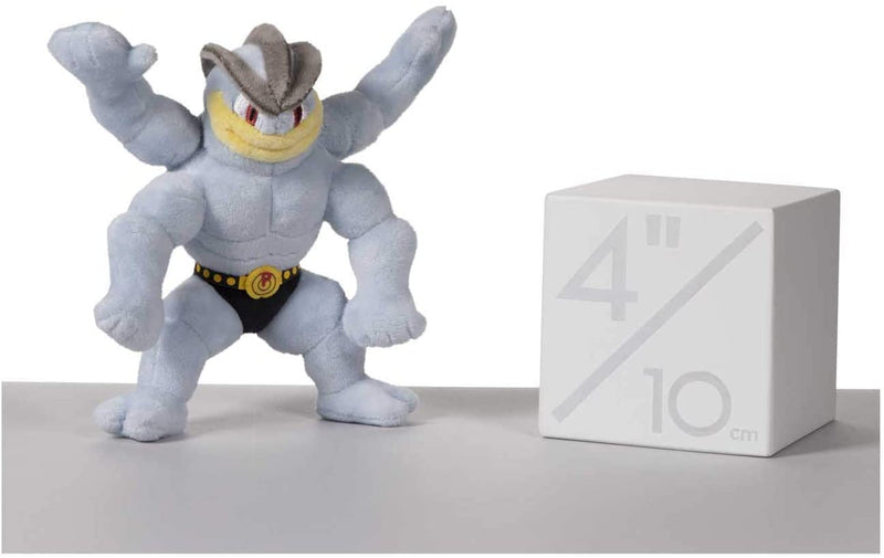 Pokémon Center: Machamp Posable Poké Plush, 8 ¾ Inch