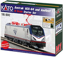 Kato USA Model Train Products N Amtrak ACS-64 & Amfleet I Starter Set