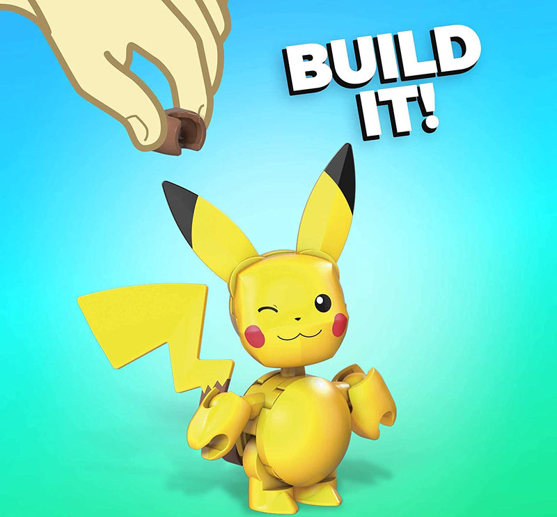 Mega Construx Pokemon Pikachu Construction Set, Building Toys for Kids [Amazon Exclusive]