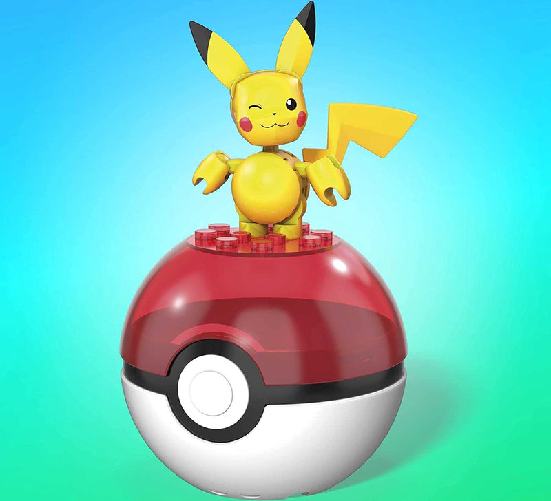 Mega Construx Pokemon Pikachu Construction Set, Building Toys for Kids [Amazon Exclusive]