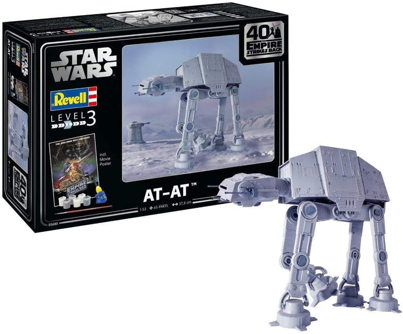 Revell RV05680 at-at Star Wars Plastic Model kit, Unpainted