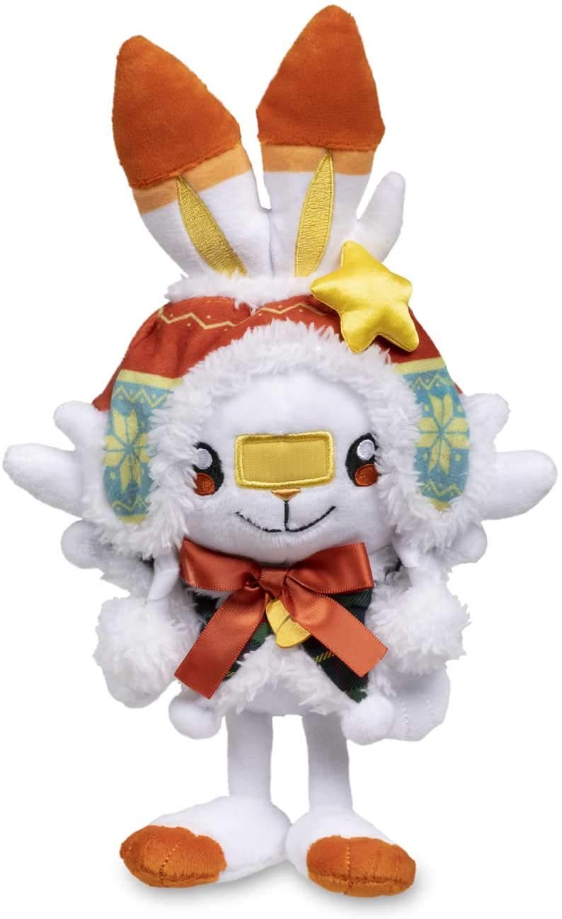 Pokemon Scorbunny Pokémon Winter Carnival Poké Plush - 8 ¼ in.