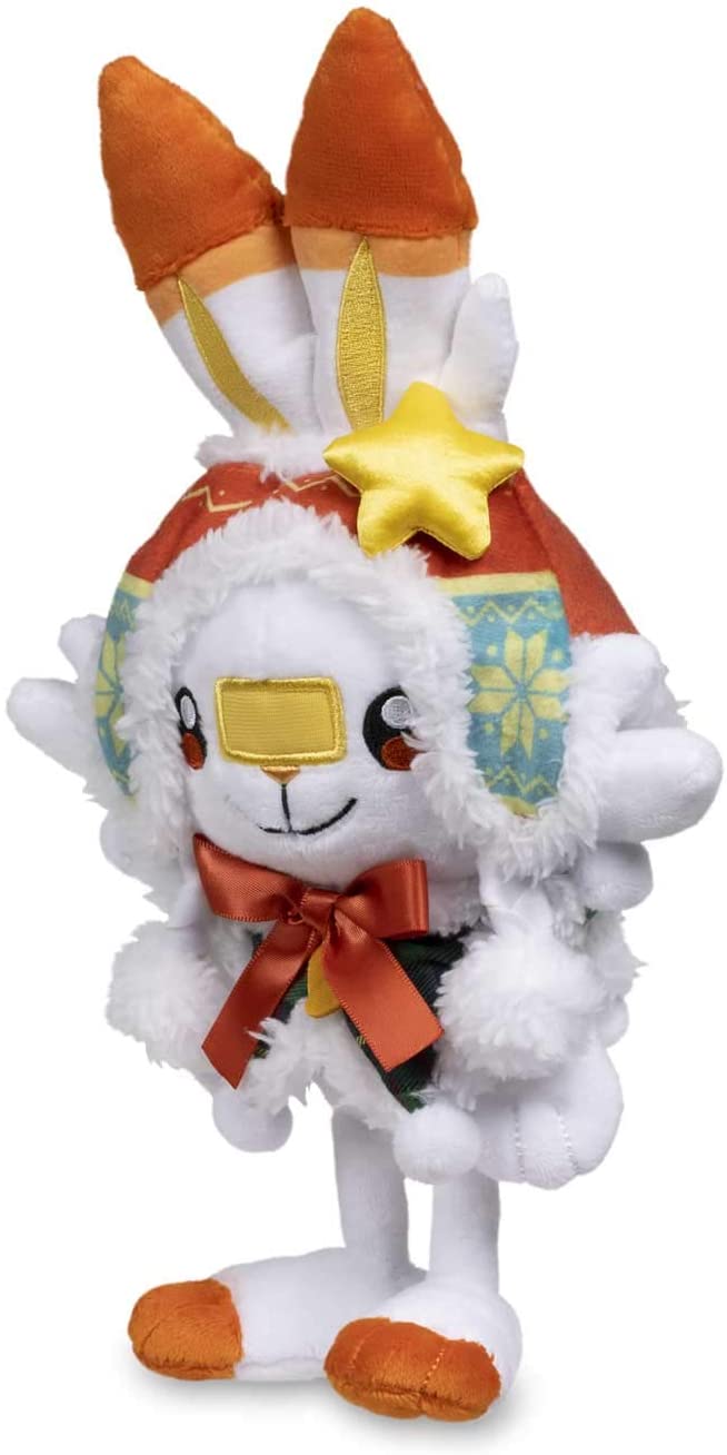 Pokemon Scorbunny Pokémon Winter Carnival Poké Plush - 8 ¼ in.