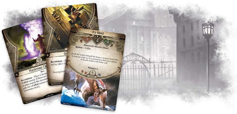 Arkham Horror The Card Game | Horror Game | Mystery Game | Cooperative Card Games for Adults and Teens Ages 14 and up | 1-2 Players | Average Playtime 1-2 Hours | Made by Fantasy Flight Games