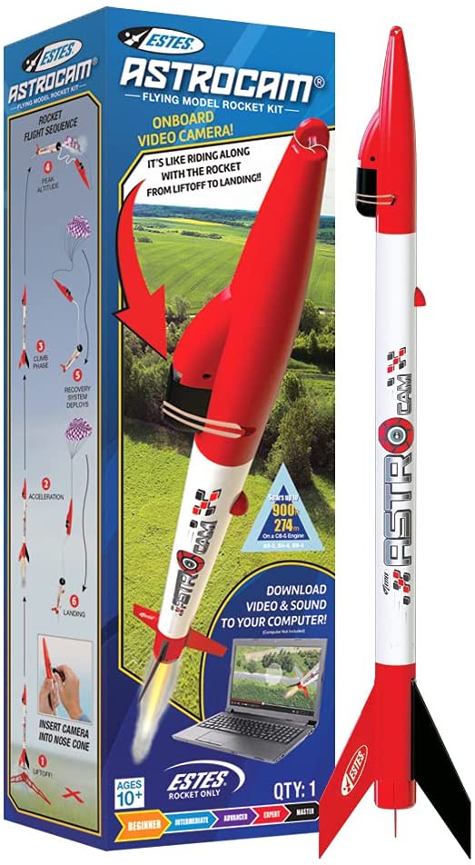 Estes Astrocam Flying Model Rocket Kit