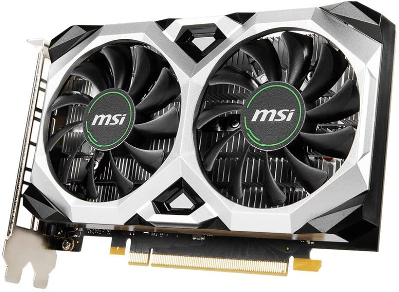 MSI Gaming GeForce GTX 1650 128-Bit HDMI/DP/DVI 4GB GDRR6 HDCP Support DirectX 12 VR Ready OC Graphics Card (GTX 1650 D6 Ventus XS OC)