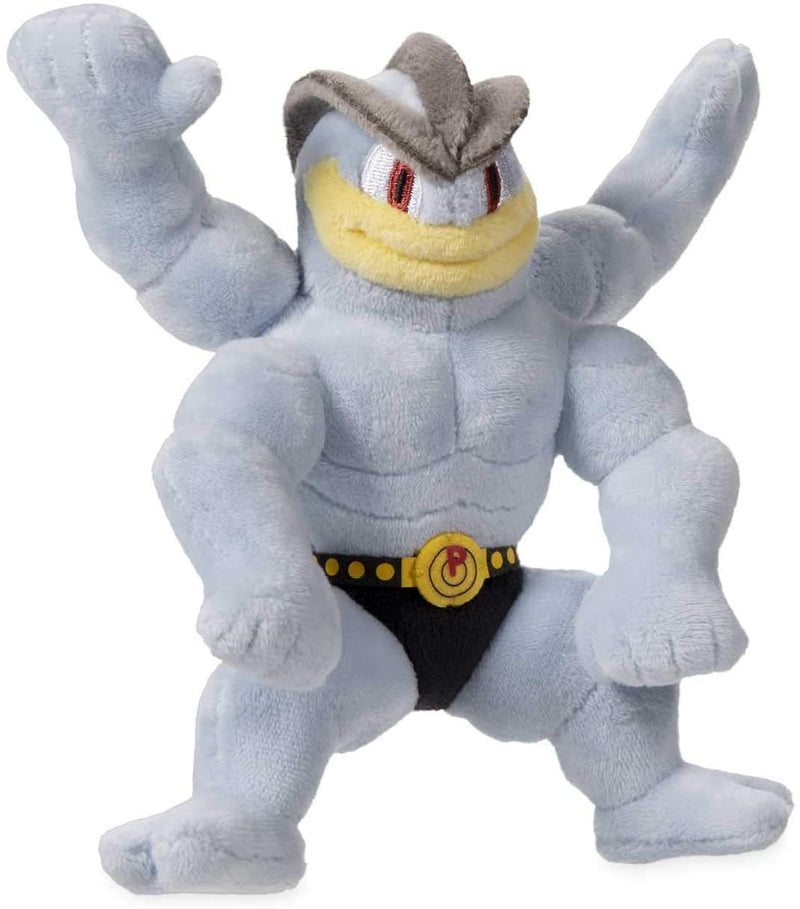 Pokémon Center: Machamp Posable Poké Plush, 8 ¾ Inch