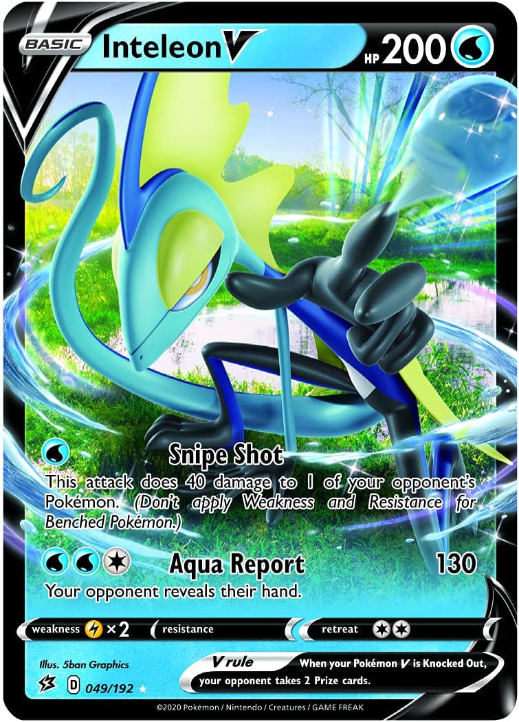 Pokemon TCG: Inteleon VMAX League Battle Deck Pokemon TCG: Inteleon VMAX League Battle Deck