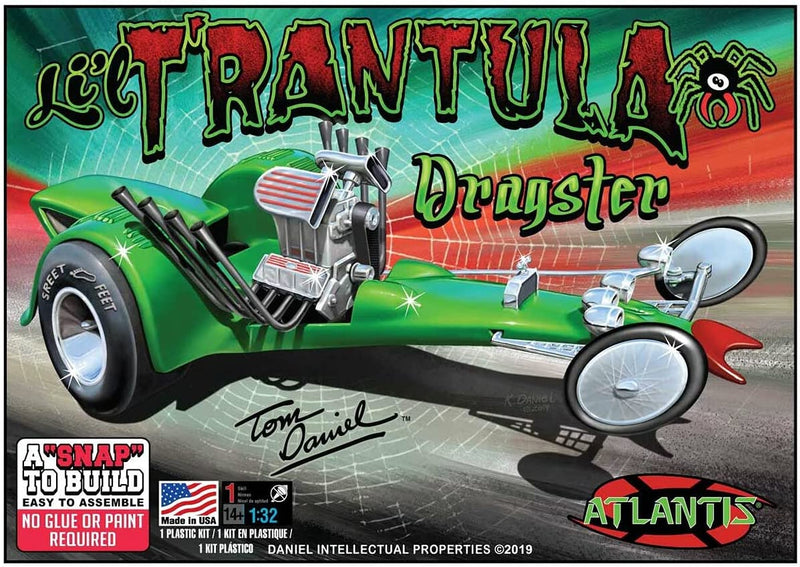 Tom Daniel Snap Lil Trantula Show Car Easy to Build Plastic Model kit 1/32 Tom Daniel Atlantis