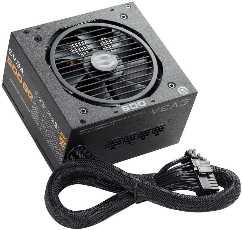 EVGA 110-BQ-0500-K1, 500 Bq, 80+ Bronze 500W, Semi Modular, FDB Fan, 3 Year Warranty, Power Supply