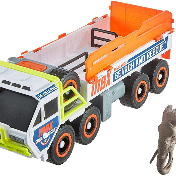 Matchbox Elephant Off-Road Rescue Adventure Set With Truck And Elephant  Figure, Action And Exploration Game For Kids Age 3 And Up