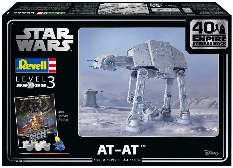 Revell RV05680 at-at Star Wars Plastic Model kit, Unpainted