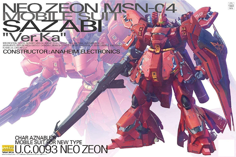 Bandai Hobby - MG 1/100 MSN-04 Sazabi Version Ka