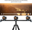 GVM Motorized Camera Slider, 31" Aluminum Alloy Track Dolly Rail Camera Slider with Tracking Shooting, 120 Degree Panoramic Shooting and Time-Lapse Photography for Most DSLR Cameras, Load up to 22lbs