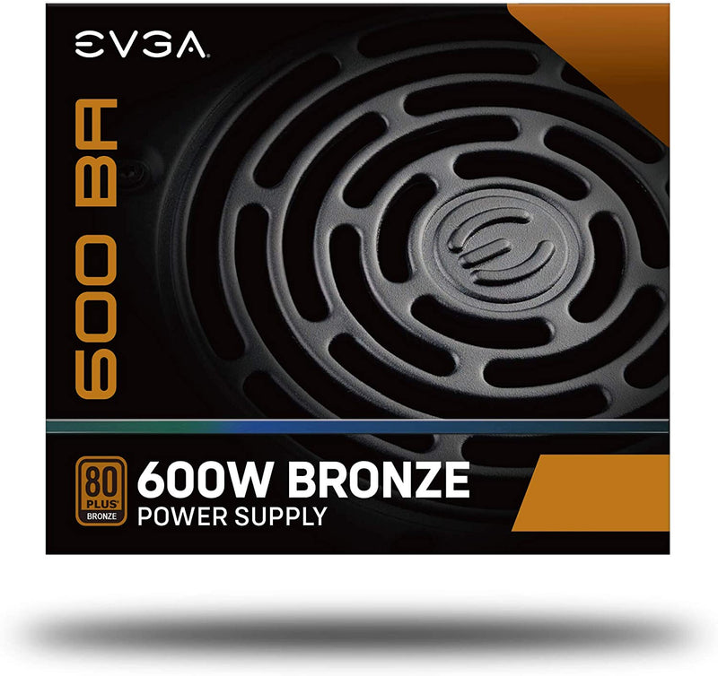 EVGA 600 Ba, 80 Plus Bronze 600w, Power Supply 100-Ba-0600-K1