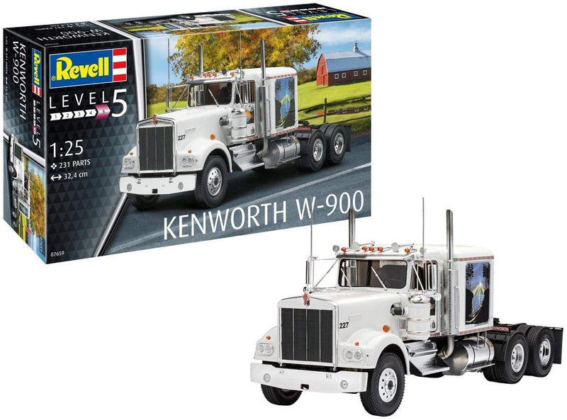 Revell RV07659 1:25 - Kenworth W-900 Plastic Model kit 1/25