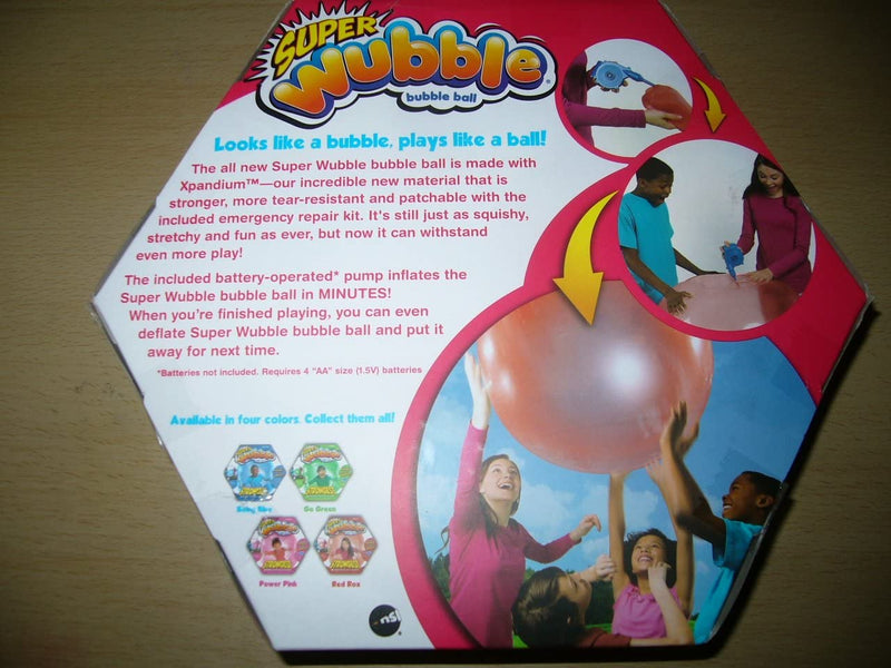 The Amazing Tear-Resistant Super Wubble Bubble Ball - Red