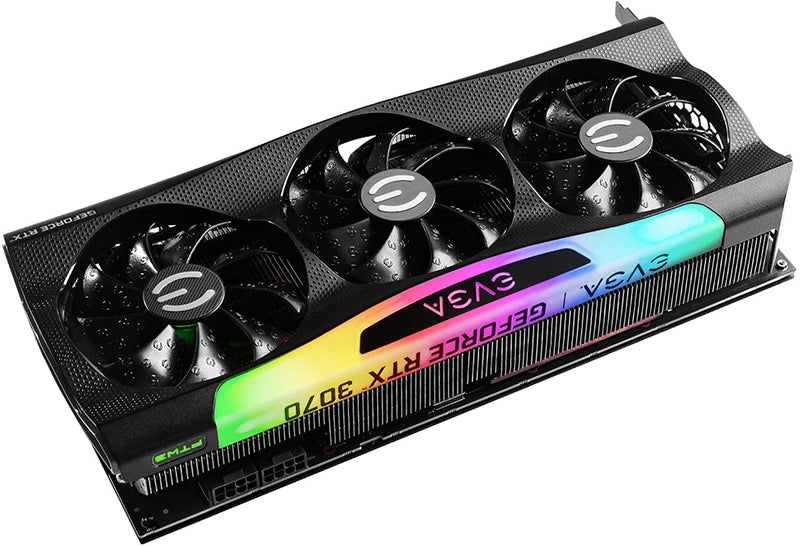 EVGA GeForce RTX 3070 FTW3 Ultra Gaming, 08G-P5-3767-KL, 8GB GDDR6, iCX3 Technology, ARGB LED, Metal Backplate, LHR