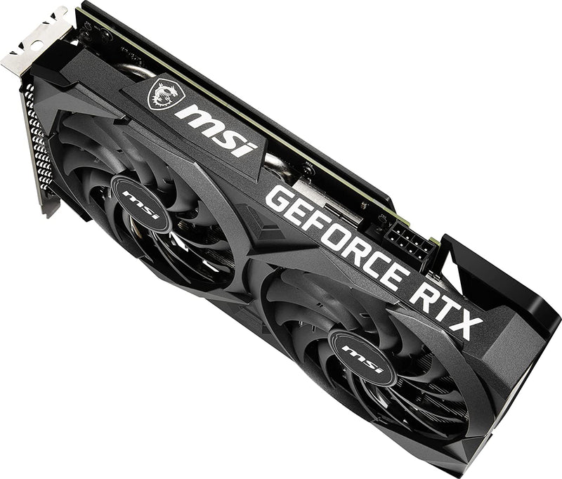 MSI Gaming GeForce RTX 3060 Ti LHR 8GB GDRR6 256-Bit HDMI/DP Nvlink Torx Fan 3 Ampere Architecture OC Graphics Card (RTX 3060 Ti Ventus 2X 8G OCV1 LHR)