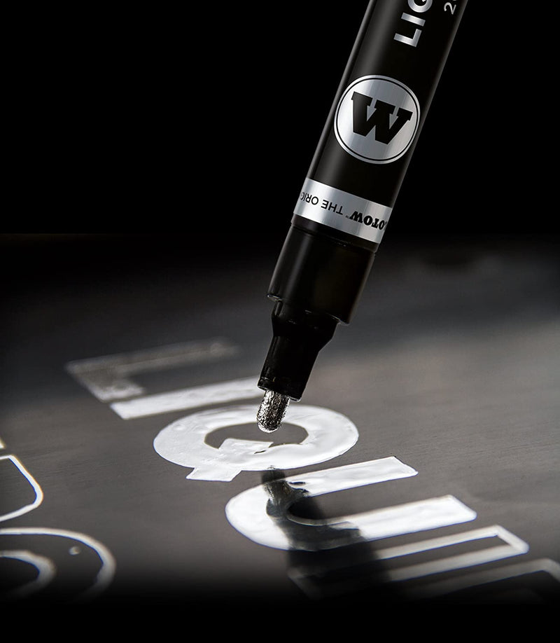 Molotow Liquid Chrome Marker (with Special Ink for Real Mirror Effect).