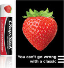 ChapStick Classic, Strawberry Flavor, 0.15 oz (Pack of 4)