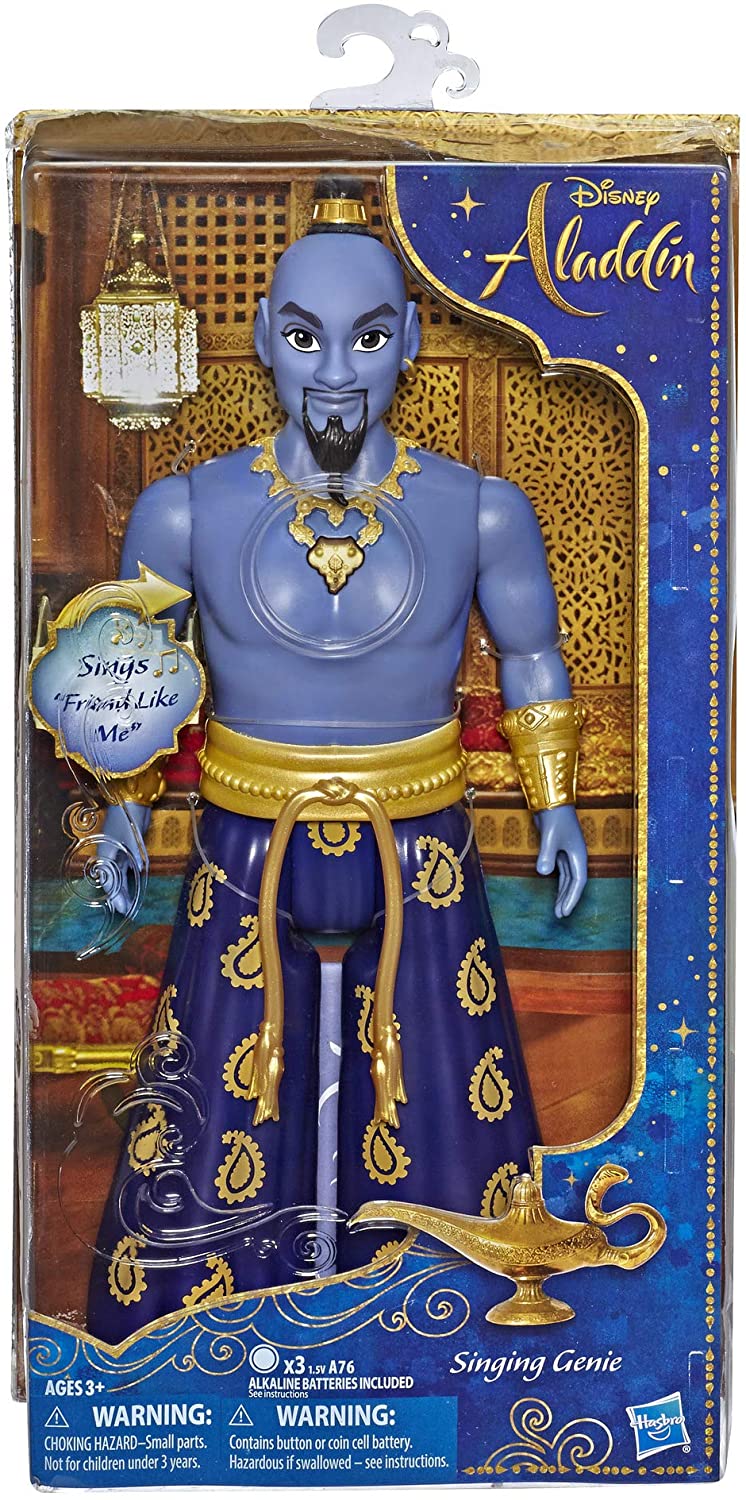 Hasbro Disney Singing Genie Doll, Inspired Character by Genie in Disney's Aladdin Live-Action Movie, Sings Friend Like Me (English)