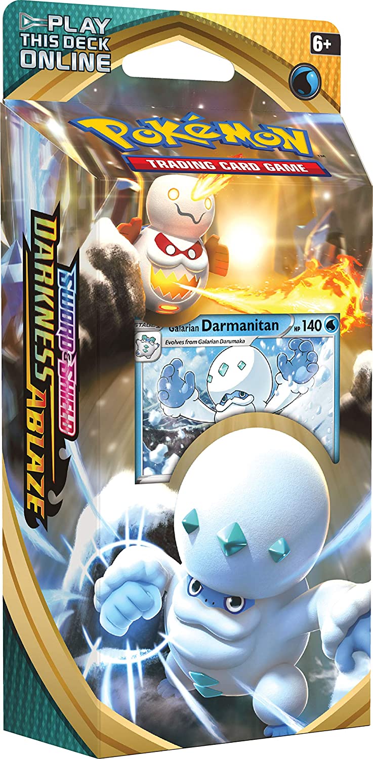 Pokémon TCG: Sword & Shield Darkness Ablaze Theme Deck Featuring Galarian Darmanitan