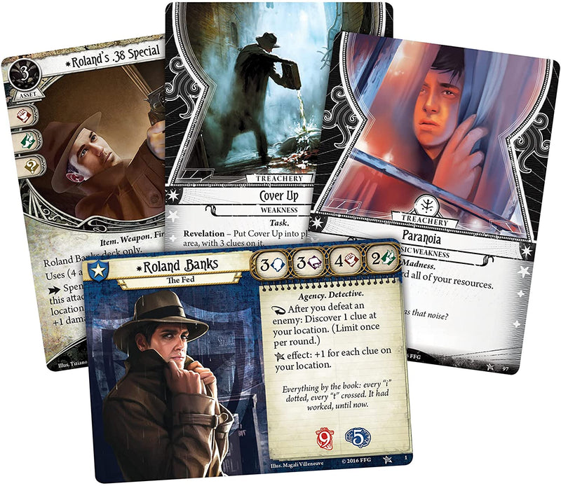 Arkham Horror The Card Game | Horror Game | Mystery Game | Cooperative Card Games for Adults and Teens Ages 14 and up | 1-2 Players | Average Playtime 1-2 Hours | Made by Fantasy Flight Games