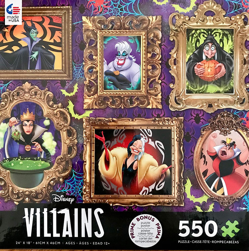 Ceaco Disney Villains 550 Pc Puzzle