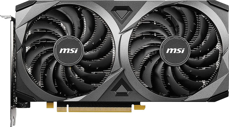 MSI Gaming GeForce RTX 3060 Ti LHR 8GB GDRR6 256-Bit HDMI/DP Nvlink Torx Fan 3 Ampere Architecture OC Graphics Card (RTX 3060 Ti Ventus 2X 8G OCV1 LHR)